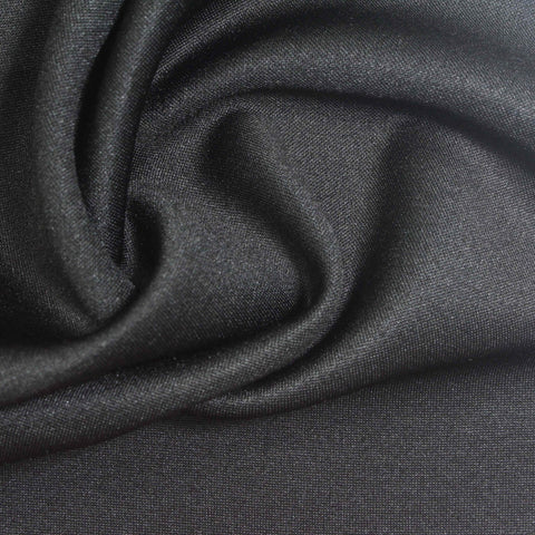 Dark Grey Marl Scuba Knit, 300 gsm
