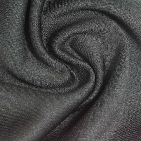Polyester Viscose Stretch Scuba Knit Fabric, 330 gsm, 160 cm — Grey