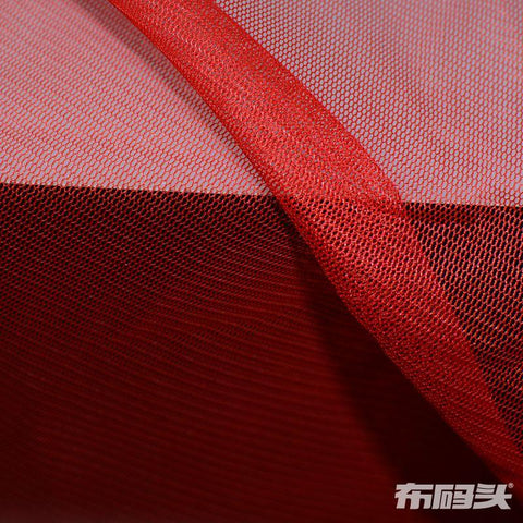 Mesh Fabric, 45 gsm — Red