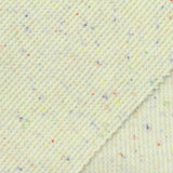 Light Cream Marl Waffle Knit, Poly-Cotton — photo 1