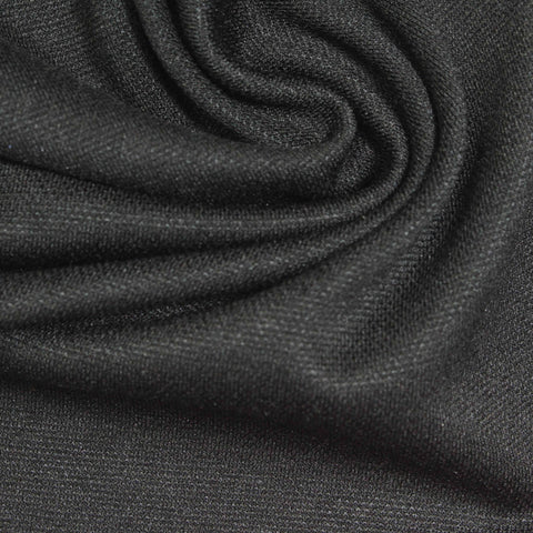 Dark Grey Heather Ponte Knit, Polyester