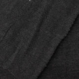 Polyester Stretch Knit Fabric, 230 gsm — Black — photo 1