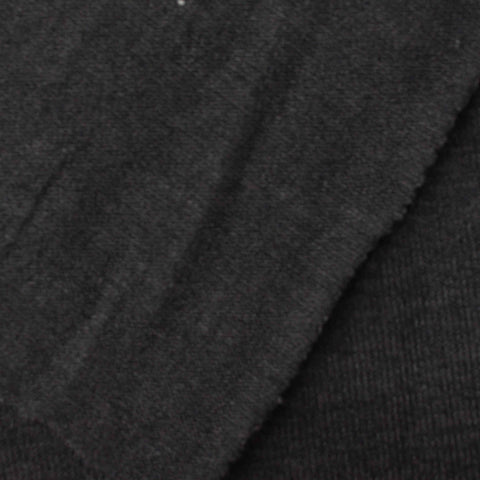 Polyester Stretch Knit Fabric, 230 gsm — Black