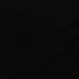 Brushed Polyester Viscose Stretch Jersey Knit Fabric, 140 gsm — Black, ref EF-239009 — photo 1