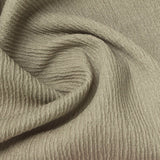 Polyester Stretch Crepe Fabric, 200 gsm, 145 cm — Khaki — photo 1