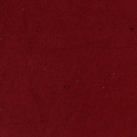 Brushed Polyester Viscose Stretch Chunky Knit Fabric, 186 gsm, 160 cm — Red