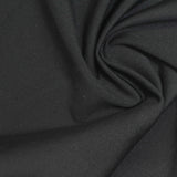Polyester Stretch Sateen Fabric, 250 gsm — Black — photo 1