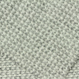 Black Geometric Waffle Knit, Poly-Viscose — photo 1