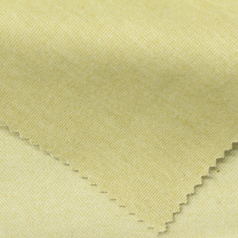 Pale Yellow Herringbone Knit, Poly-Viscose
