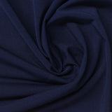 Polyester Stretch Jersey Knit Fabric, 180 gsm, 155 cm — Navy — photo 1