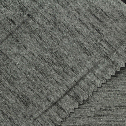 Grey Marl Jersey Knit, Poly-Cotton, 200 gsm