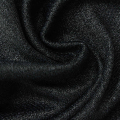 Dark Grey Marl Interlock Knit, Polyester, 180 gsm, 155 cm
