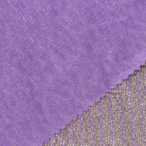 Animal Print Polyester Stretch Knit Fabric, 210 gsm, 148 cm — Purple