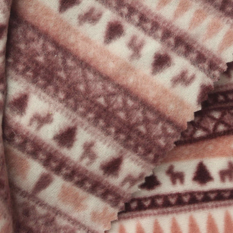 Brown Bears Fleece, Polyester