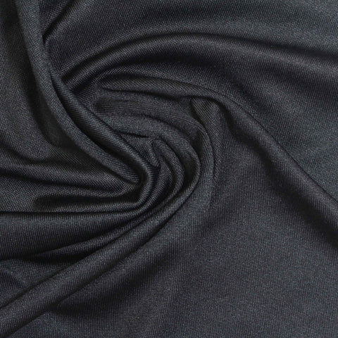 Dark Grey Marl Milk Silk Knit, Polyester, 200 gsm