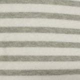 Grey Horizontal-Stripe Jersey Knit, Polyester, 245 gsm — photo 1