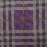 Purple Plaid Knit, Acrylic — photo 1