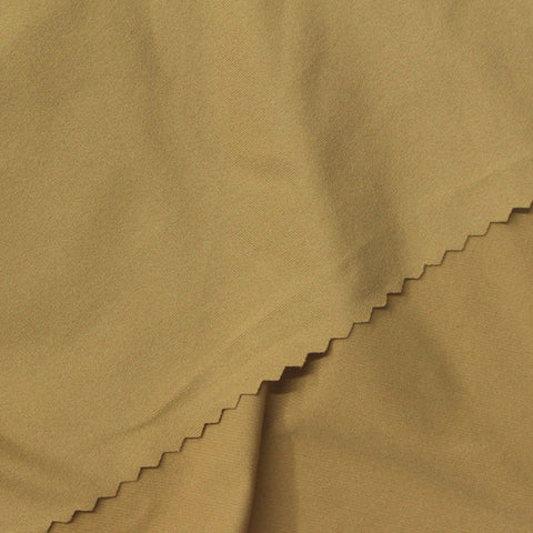 Nylon Stretch Jersey Knit Fabric, 100 gsm, 135 cm — Khaki