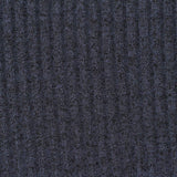 Jacquard Polyester Stretch Rib Knit Fabric, 160 gsm, 125 cm — Navy — photo 1
