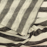 Black Stripes Knit, Cotton-Poly, 134 gsm — photo 1