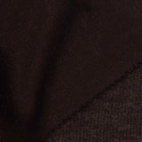 Dark Brown Marl Rib Knit, Polyester, 300 gsm, 150 cm — photo 1