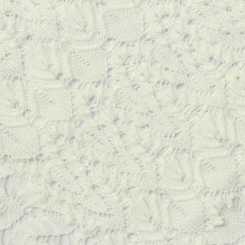 Cream Openwork Lace, Polyester