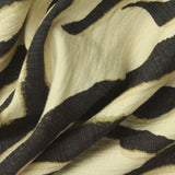 Black Animal Print Woven, Viscose, 130 gsm — photo 1