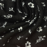 White Floral Warp Knit, Polyester, 160 gsm — photo 1