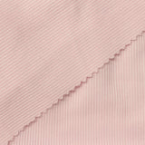 Pink Vertical-Stripe Rib Knit, Polyester — photo 1