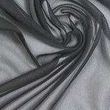 100% Polyester Rib Knit Fabric, 90 gsm, 160 cm — Grey — photo 1
