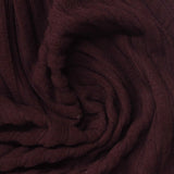Brushed Polyester Viscose Stretch Rib Knit Fabric, 270 gsm, 150 cm — Red — photo 1