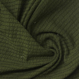 Green Grid Crepe, Polyester — photo 1