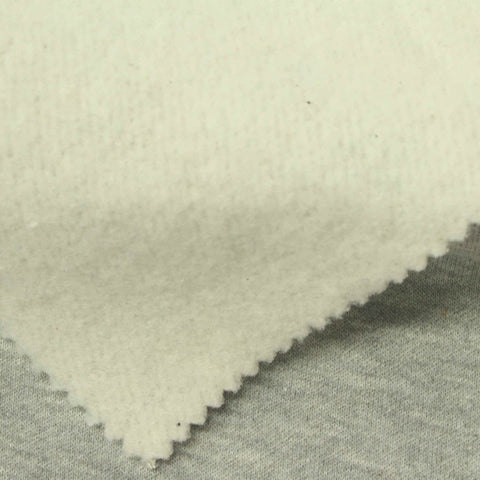 Light Grey-Green Marl French Terry, Cotton-Poly, 300 gsm