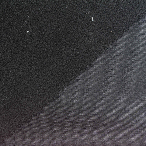 Dark Grey Marl Warp Knit, Polyester, 180 gsm, 170 cm