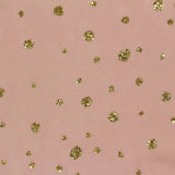 Gold Glitter-Dot Chiffon, Polyester — photo 1
