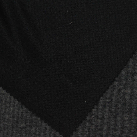 Dark Grey Marl Scuba Knit, Poly-Cotton, 225 gsm