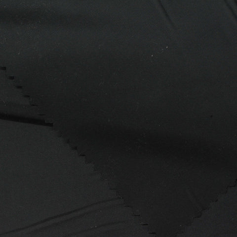 100% Polyester Knit Fabric, 60 gsm, 155 cm — Black