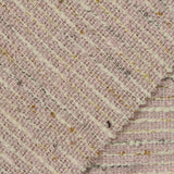 Pink Horizontal-Stripe Bouclé, Poly-Cotton, 215 gsm — photo 1