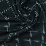 White Check Warp Knit, Polyester, 150 gsm — photo 1