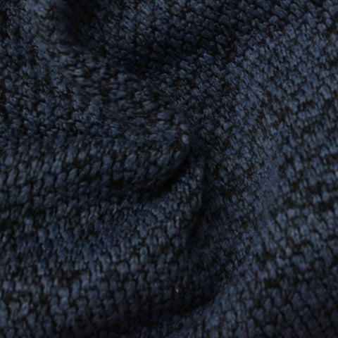 100% Polyester French Terry Fabric, 300 gsm, 165 cm — Navy