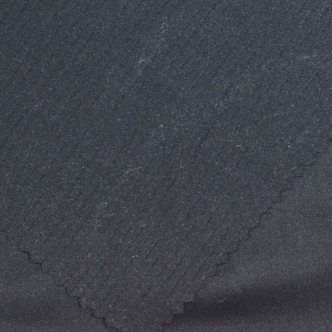 Black Rib Knit, Polyester