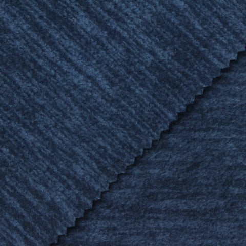 100% Polyester Fleece Fabric, 260 gsm, 170 cm — Navy