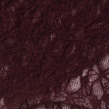 Dark Red Openwork Lace, Nylon — photo 1