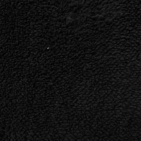 100% Polyester Interlock Knit Fabric, 200 gsm, 160 cm — Black