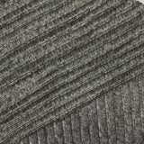 Light Grey Marl Rib Knit, Polyester, 170 gsm — photo 1