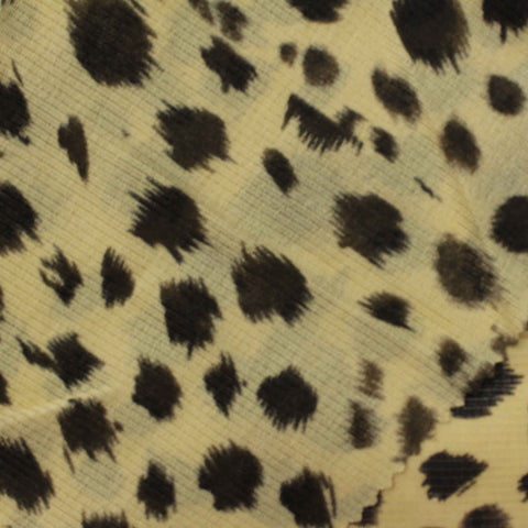 Black Bold-Leopard Knit, Polyester