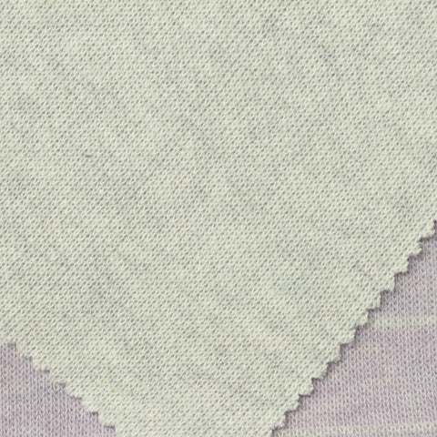 Purple Horizontal-Stripe Interlock Knit, Cotton