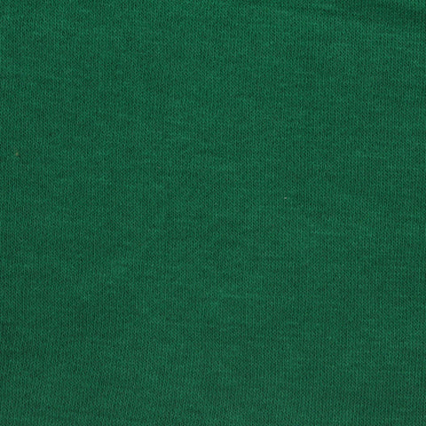 Brushed Cotton Polyester French Terry Fabric, 260 gsm, 150 cm — Green