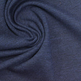 Dark Blue Marl Interlock Knit, Poly-Nylon — photo 1