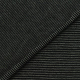 Dark Grey Horizontal-Stripe Jersey Knit, Cotton-Modal — photo 1